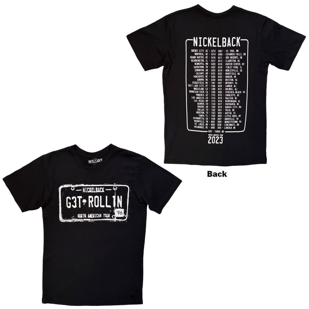 Nickelback - Get Rollin' Tour Herren TShirt - Schwarz
